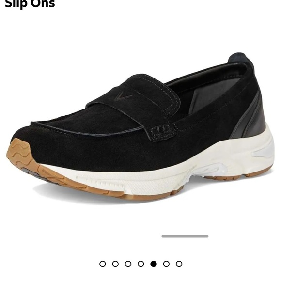 Vionic 23Walk Black Leather Orthotic Walking Arch Support Comfort Loafer New - Picture 3 of 15